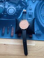 Anna Field Armbanduhr schwarz / roségoldfarben