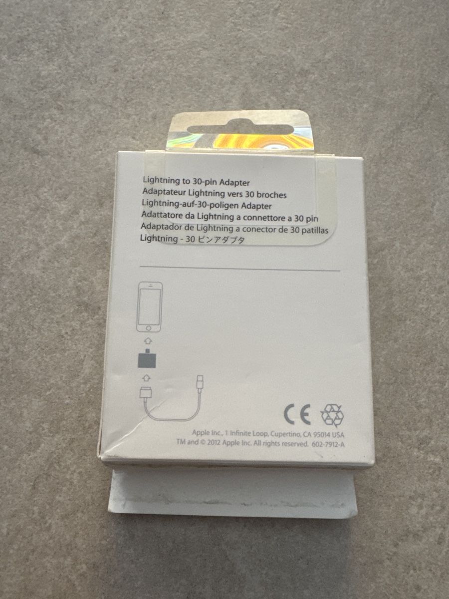 Apple Unità & Adattatore: Apple Adapter pin30 – Nuovo e nell'imballaggio originale da Buttikon SZ venduto da alf_g6sd 2