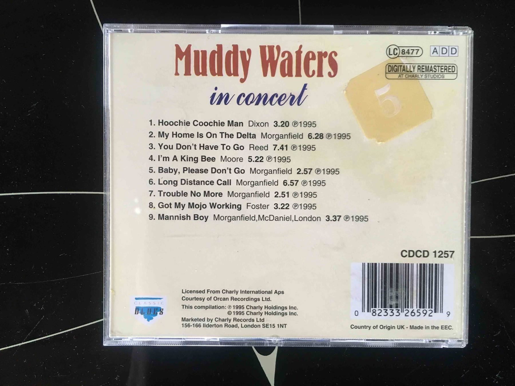 CDs: Muddy Waters in Concert (1981!) – Gebraucht aus Luzern von Needful_Things 1