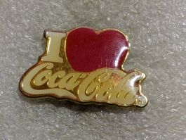 Ansteckpin 212: I Love Coca Cola