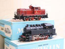 Märklin 2 x Dampflok/Rangierlok 3064/3031- H0 OVP
