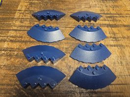 lego 95188 lot de 8 pièces Dark Blue Brick, Round Corner