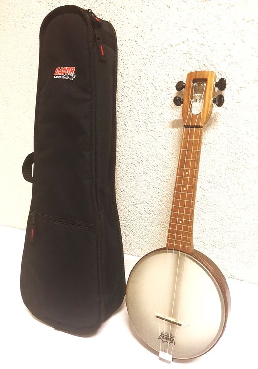 Sopran-Ukulelen-Banjo Fire Fly M80  mit Etui (neuw.Occ.) 1