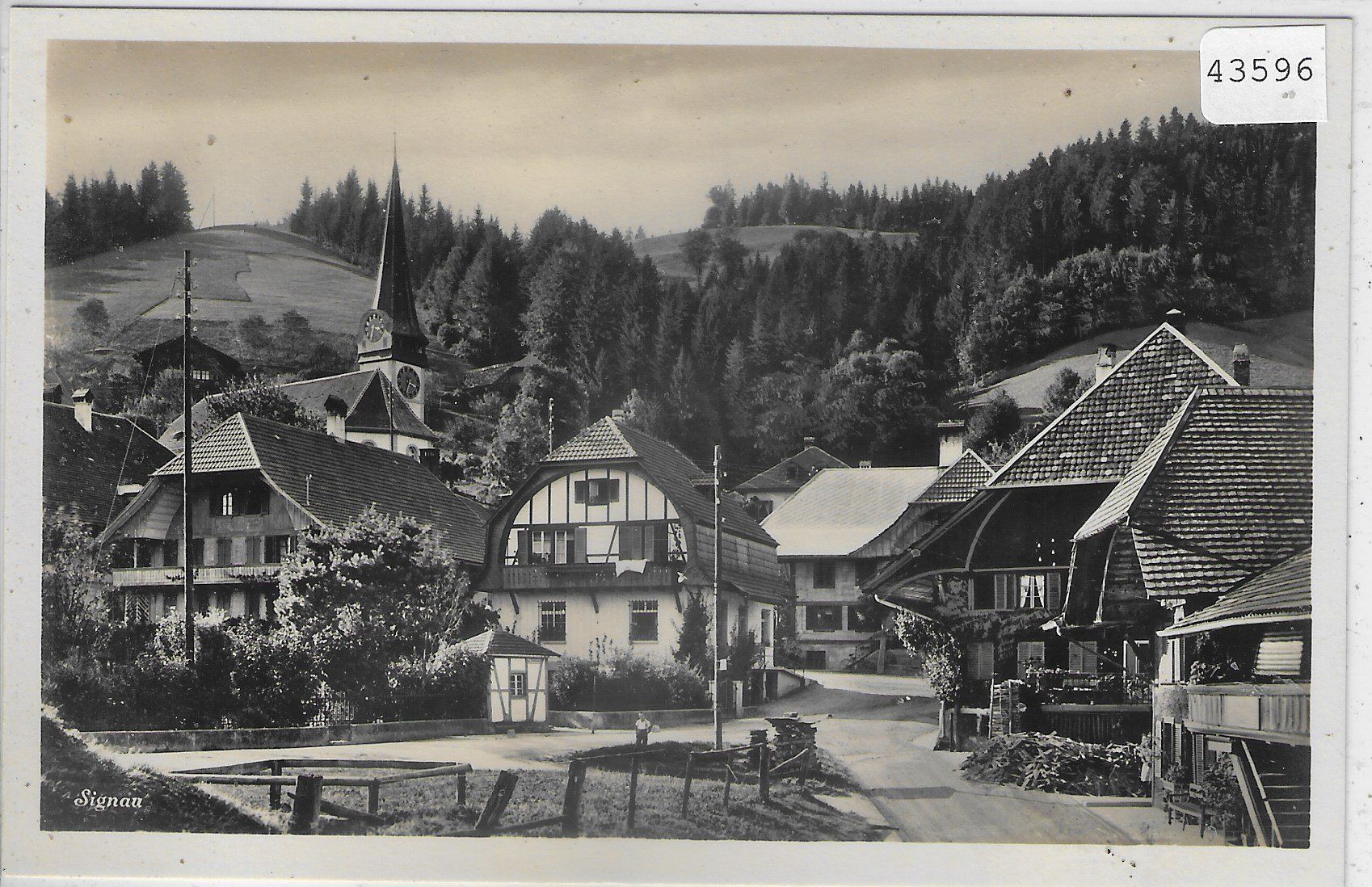 Cartoline postali: Signau - Dorfpartie – Usato da Ettingen venduto da Kartenplanet