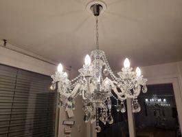 Kristall Kronleucht 8 Armen Durchmesser ca 75cm