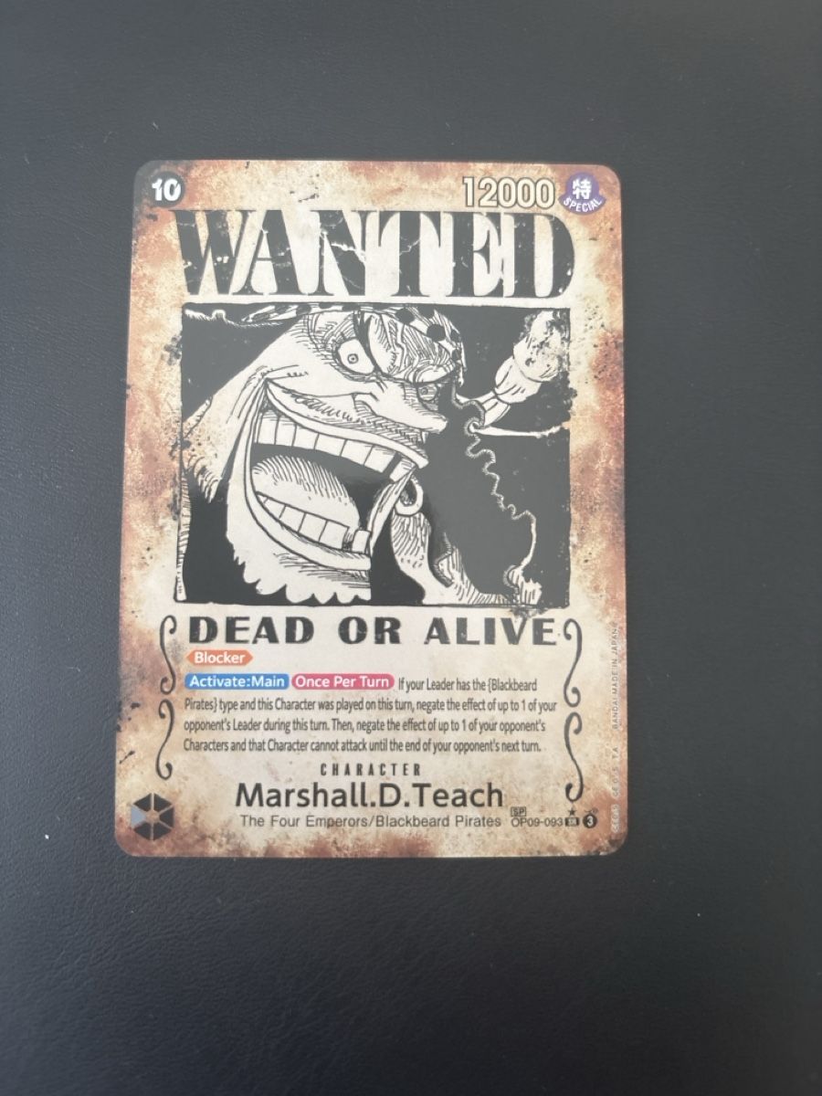 Bandai Sammelbilder & Trading cards: One Piece TCG -Marshall.D.Teach OP09-093 – Neu (gemäss Beschreibung) aus Wetzikon ZH von regula.mrk