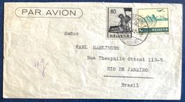 1942 Flugpost - Lausanne - Rio de Janeiro