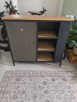Kücheninsel Metall Holz ausziehbar