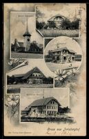 AK Jerisberghof, Restaurant Bahnhof, Bahnhof, Kirche Ferenba