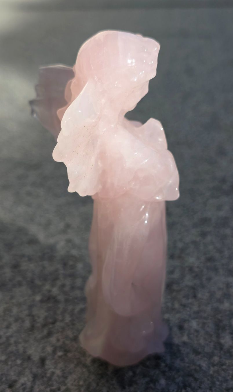 Minerali & Pietre curative: Rosenquarz Engel 128g – Nuovo e nell'imballaggio originale da Matzingen venduto da Shay_Crystalz 2