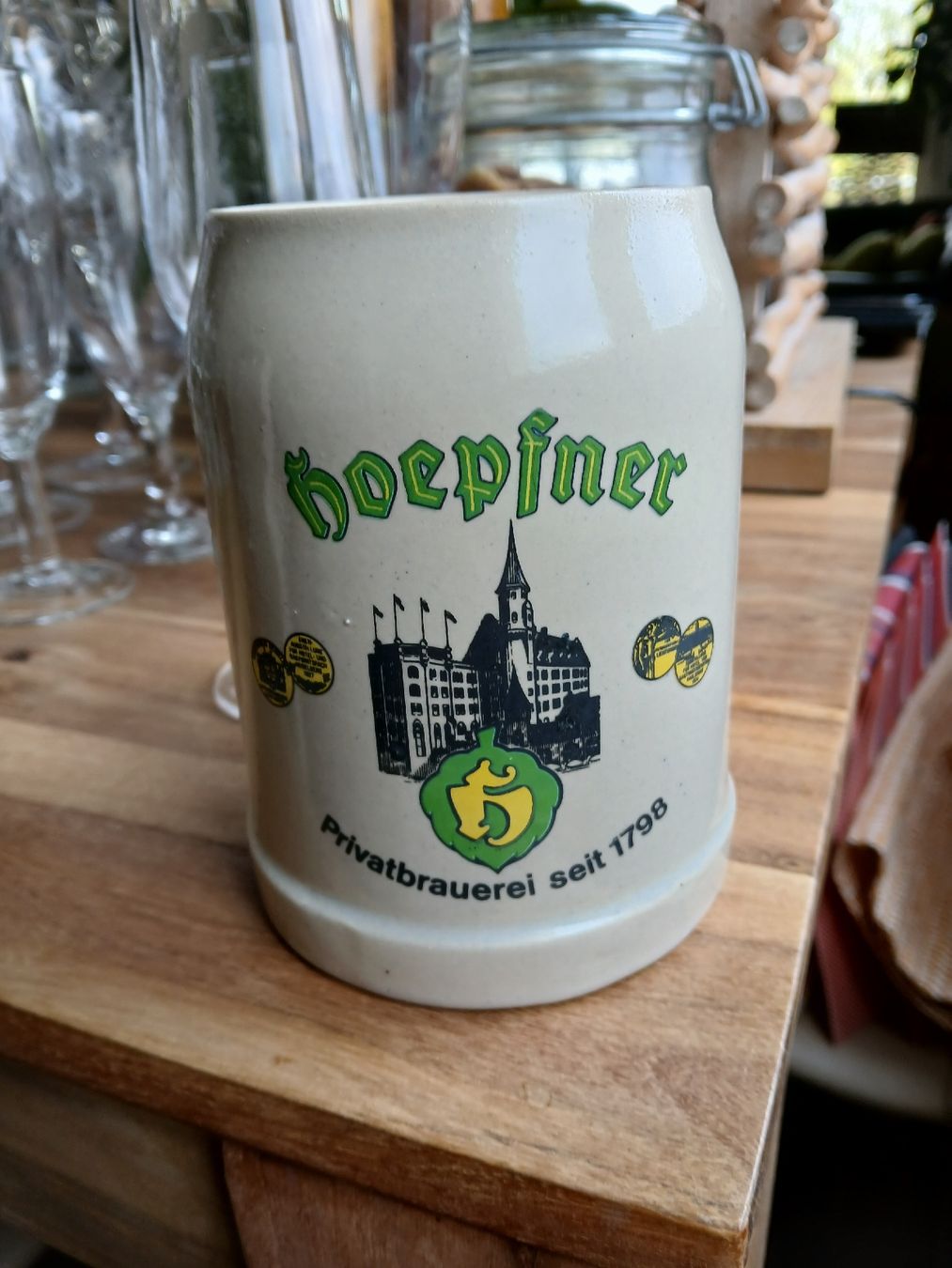 Gläser: Original Hoepfner Beer Stein Germany – Gebraucht aus Dübendorf von rol_fm6d