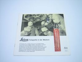 Leica Fotografie in der Medizin alter Prospekt/Katalog