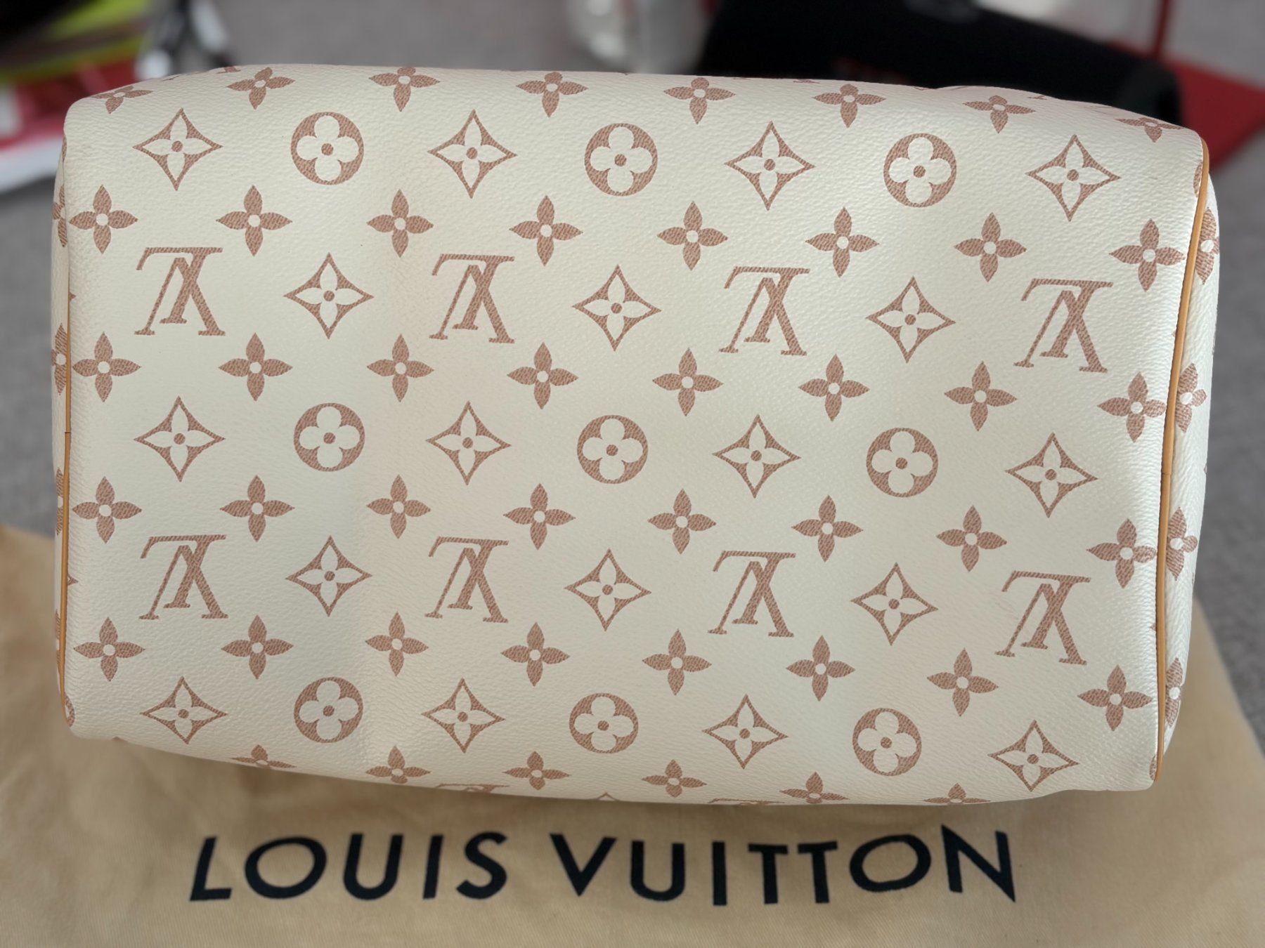 Louis Vuitton Borse da donna: Louis Vuitton Speedy 30 panna e beige – Nuovo (secondo la descrizione) da Sorengo venduto da at217 4