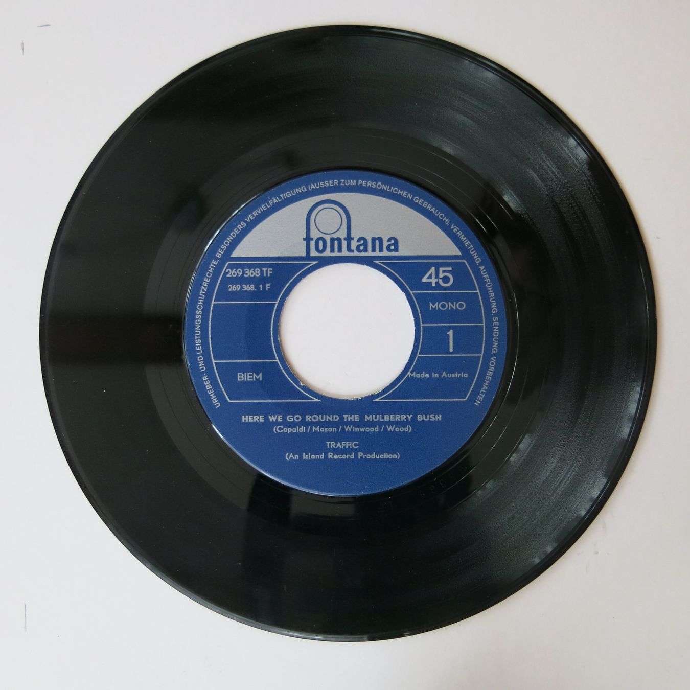 Schallplatten: Vinyl-Single 7" Traffic – Gebraucht aus Bözen von Keramik22 2