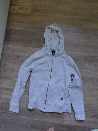 Kapuzenpullover Jack & Jones grau Groesse M guter Zustand