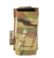 Warrior Laser Cut Single Snap Mag Pouch 9mm Short Multicam