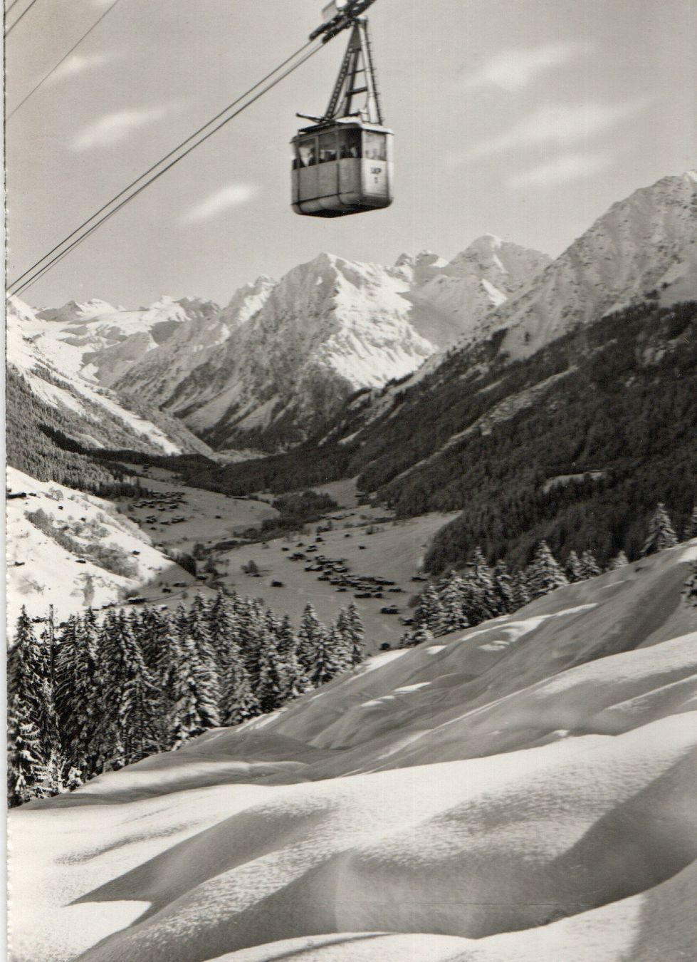 Ansichtskarten: Klosters - Luftseilbahn Gotschnagrat – Gebraucht aus Melano von pisonsdro