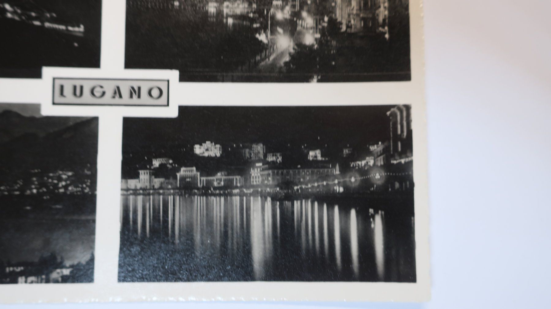 Ansichtskarten: Lugano de nuit multivues – Gebraucht aus Cormoret von Pascalll2001 2