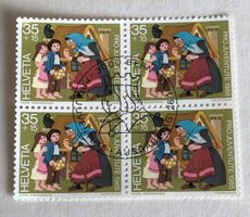 4er Block Nr.J 294 mit Vollstempel Bern