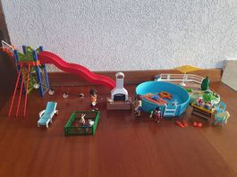 Playmobil Fête de la piscine avec toboggan