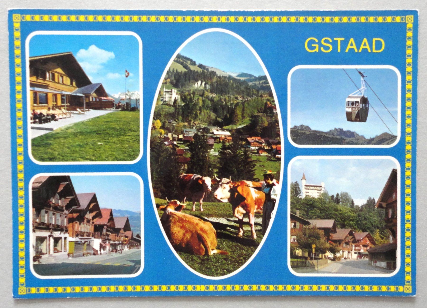 Cartoline postali: Gstaad 1050 m – Usato da Fétigny venduto da Billy2miny