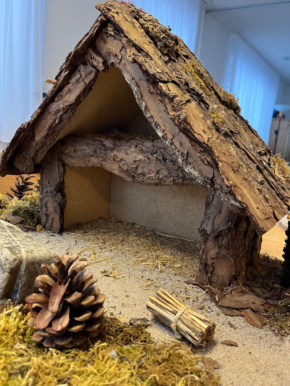 Tutte le decorazioni: Handgemachte Weihnachtskrippe aus Naturmaterialien – Nuovo (secondo la descrizione) da Häggenschwil venduto da Svge 4