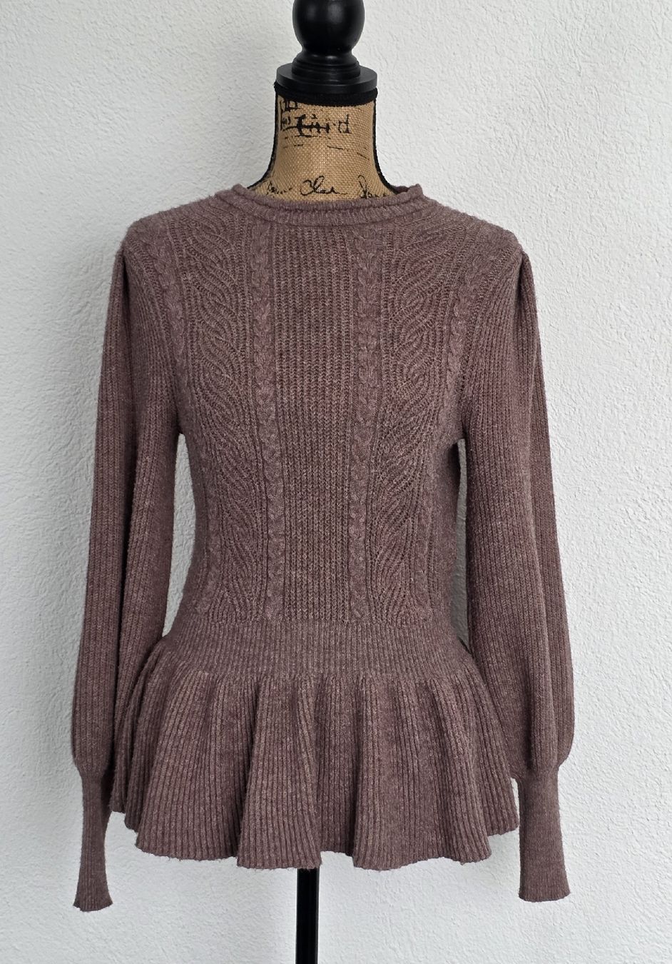 Only Maglioni & Felpe: ONLY Strickpullover mit Volant, Gr. S, Top Zustand! – Usato da Rheinsulz venduto da Gilea 2