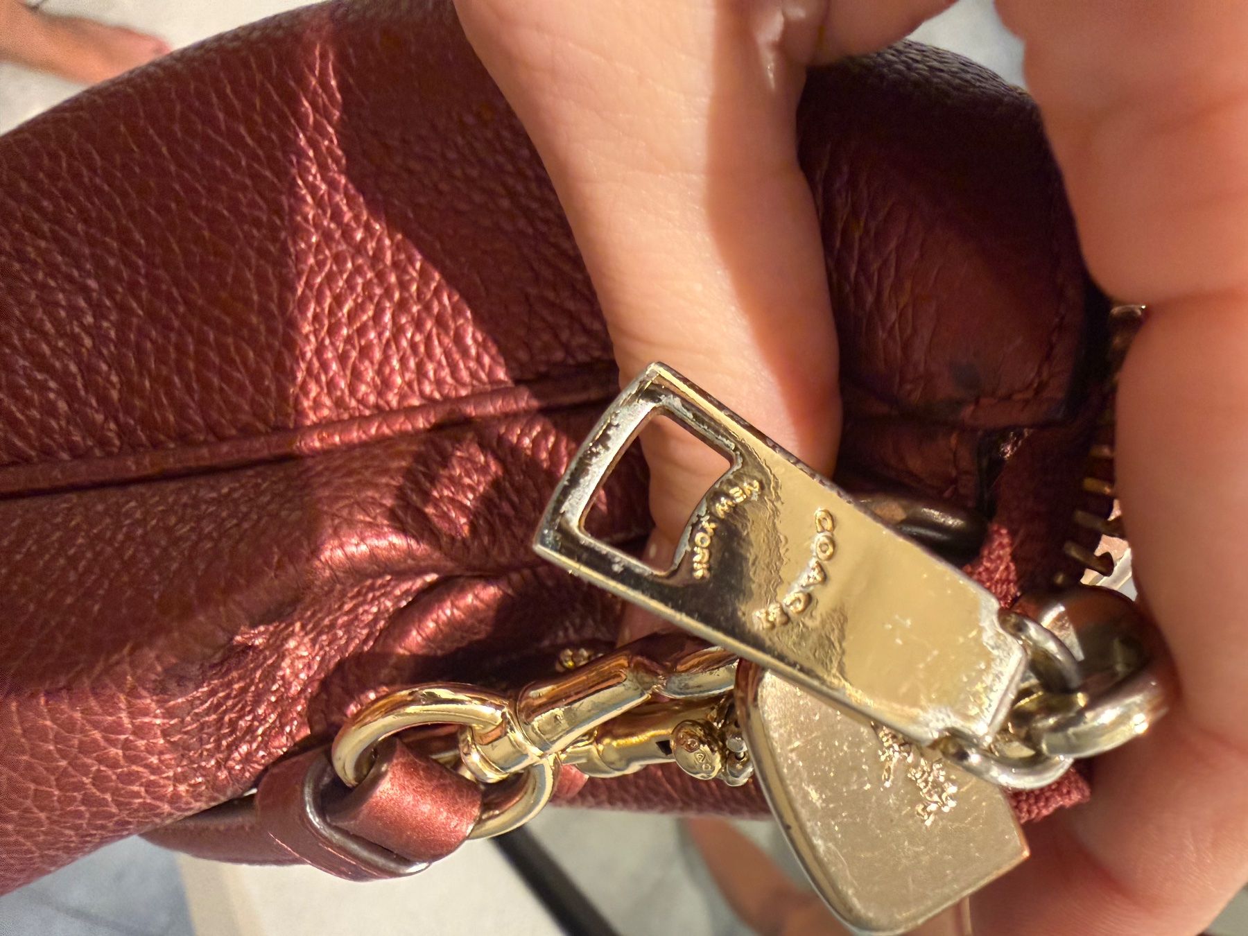 Coach Borse da donna: COACH Bag Metallic Burgundy – Usato da Bern venduto da kwa_pyt9 7