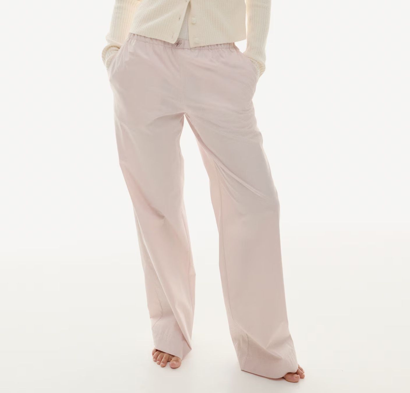 H&M Pantaloni: H&M Hose aus Baumwollpopeline Gr L – Nuovo e nell'imballaggio originale da Zollikerberg venduto da nmonika