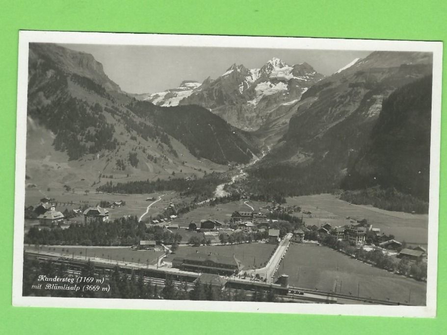 Cartoline postali: Kandersteg mit Blümlisalp – Usato da Zürich venduto da t24_de