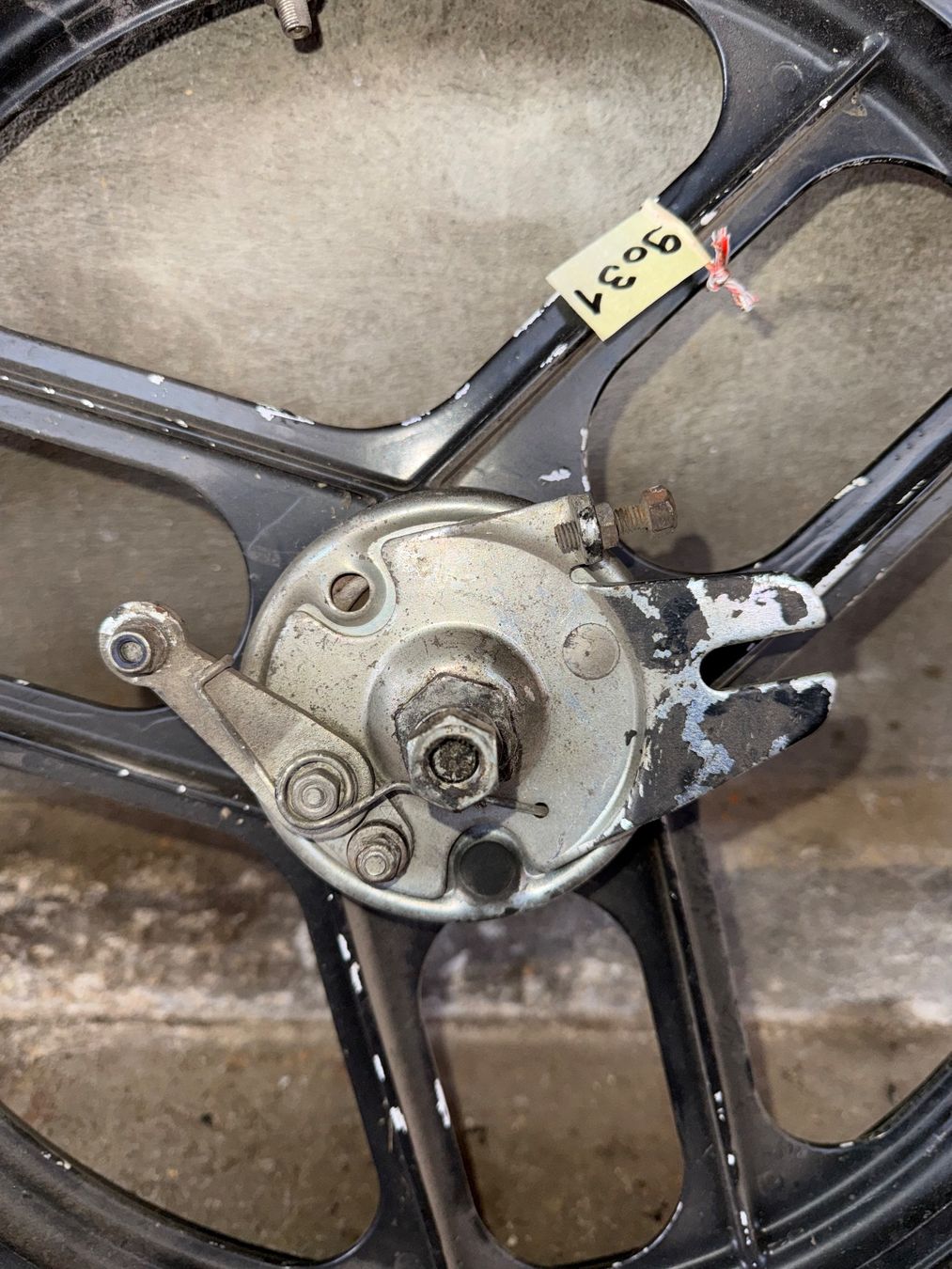 Pony Parti ricambio per ciclomotori: Pony/Cilo Mofa Gussfelgen Vorderrad – Difettoso da Fahrni b. Thun venduto da berger_tuning34 1