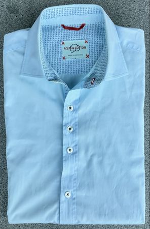 Aqua & Cotton - stylisches Sommerhemd aus Barcelona, Gr. M