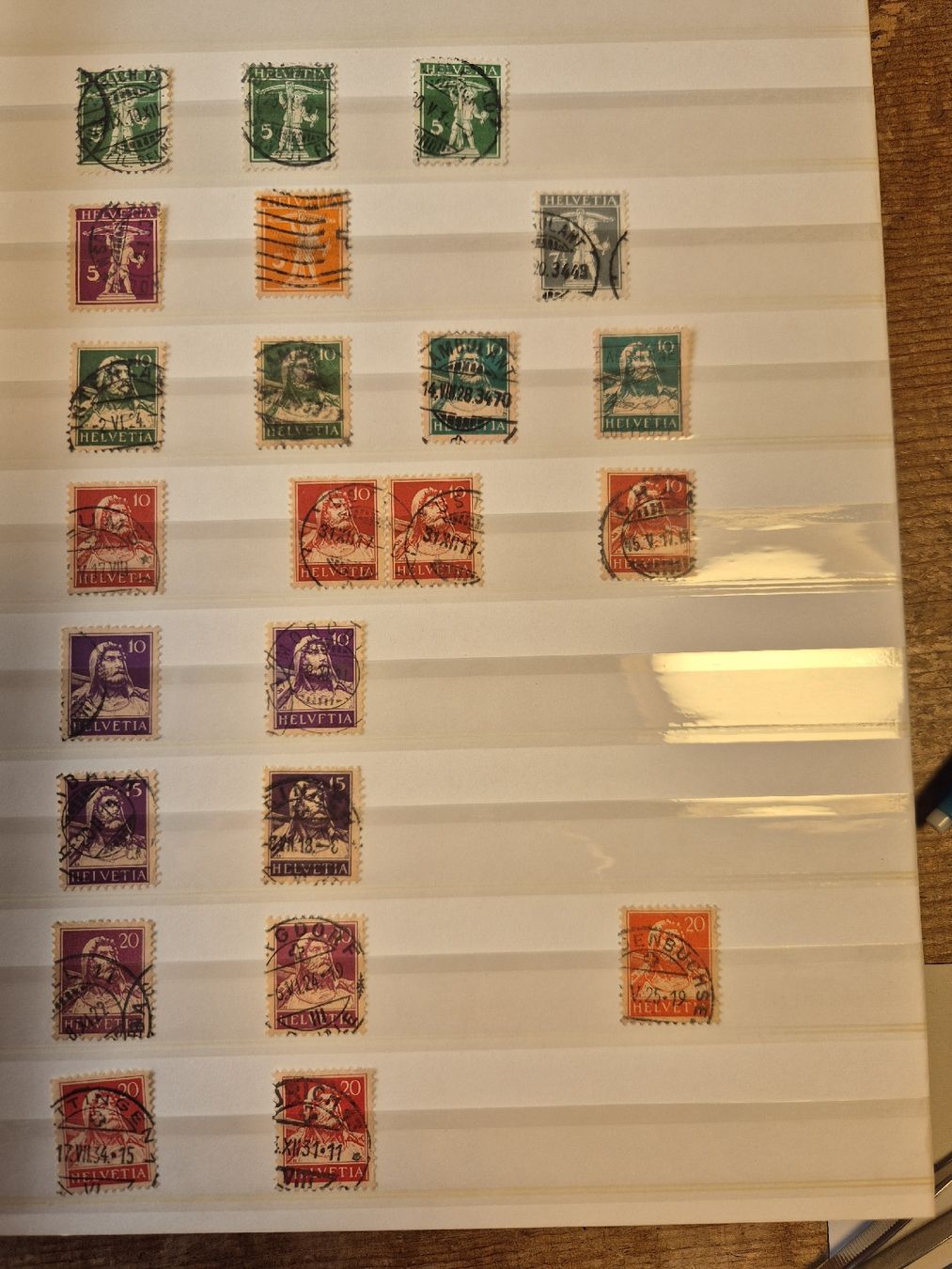 Tous les timbres: briefmarkensammlung schweiz – D'occasion à Uznach par Fireblade7 8