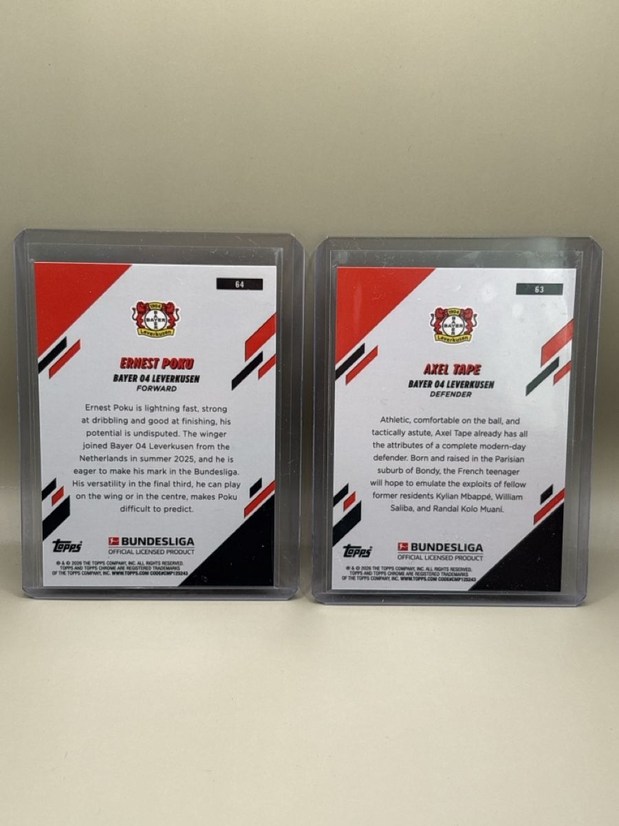 Topps Carte collezionabili: Poku/Tape - Rookie - Topps Chrome – Nuovo (secondo la descrizione) da Oberbuchsiten venduto da Bananefrappe93 1