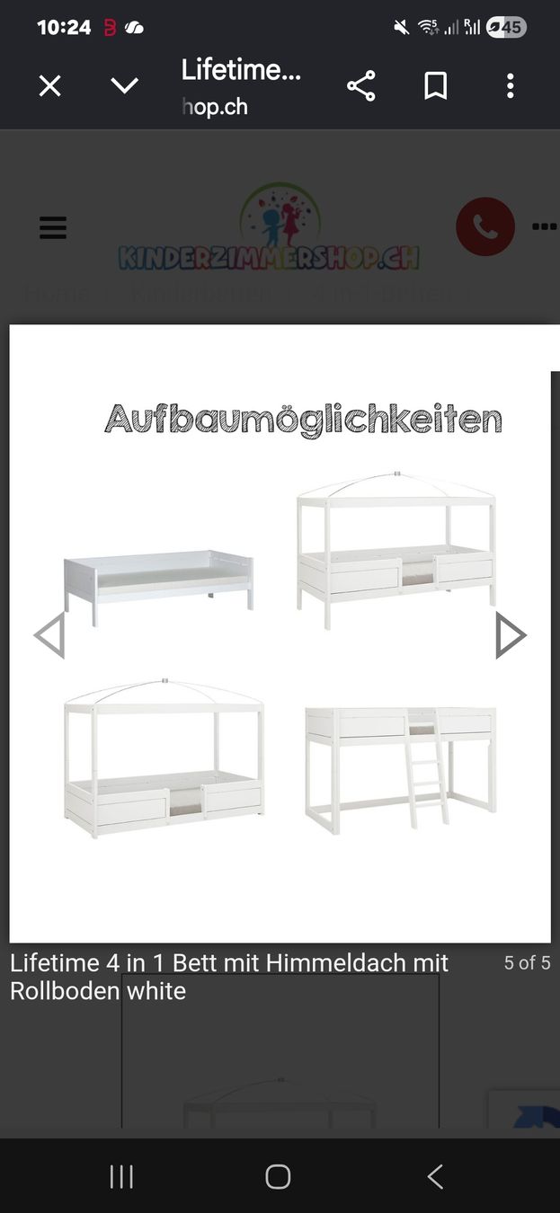 Lifetime Brands Letti: Lifetime Kinderbett 90x200 – Usato da Spreitenbach venduto da Elian13 1