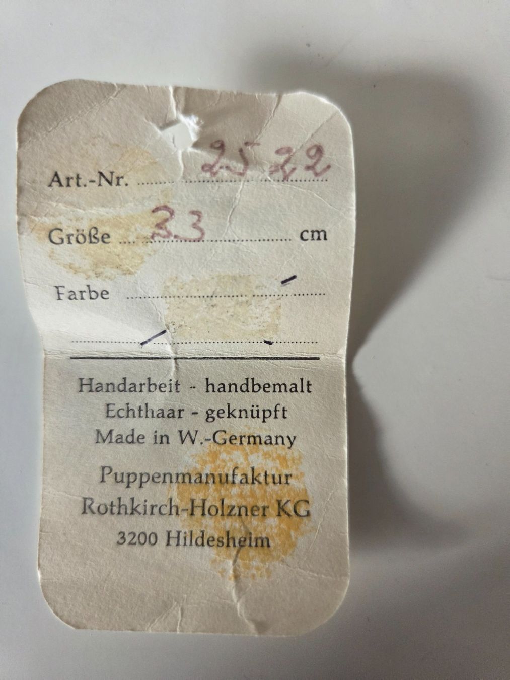 Bambole: Künstlerpuppe von Rothkirch – Usato da Münsingen venduto da Sokilein 3