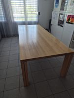 Großer Massivholz-Esstisch 100 x 250 cm Familientisch