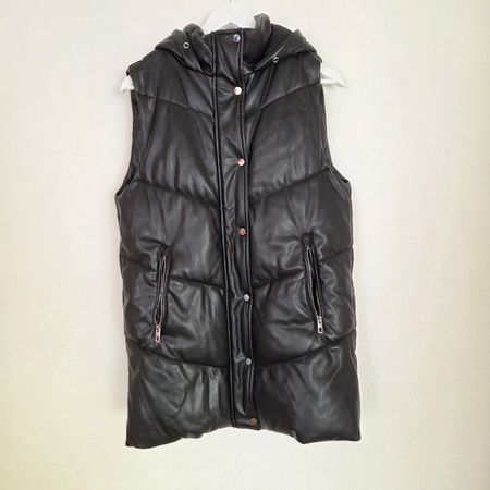 Tally Weijl Lederweste Schwarz Gr. S - Top Zustand!