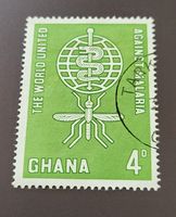 Ghana 1962 gegen Malaria briefmarke