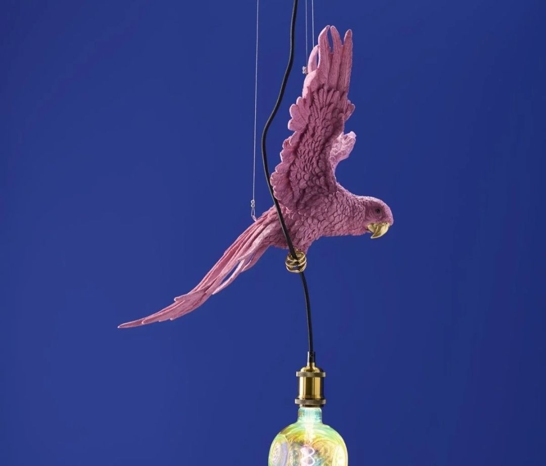 Kronleuchter & Deckenlampen: Hängeleuchte Papagei rosa – Neu und originalverpackt aus Arbon von my_shopping 7