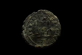 Römische Münze Claudius II Gothicus (S.P.Q.R.)
