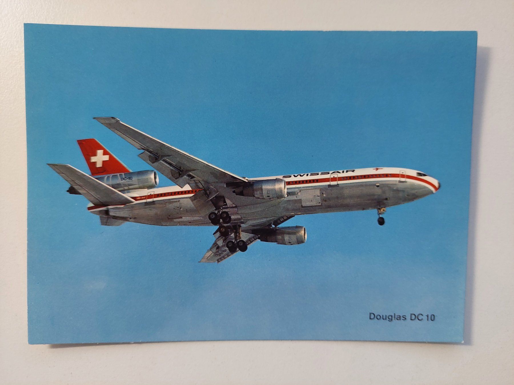 Cartoline postali: Ansichtskarte Douglas DC-10 Swissair – Nuovo (secondo la descrizione) da Wil SG venduto da ram_c5j2