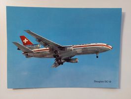 Ansichtskarte Douglas DC-10 Swissair