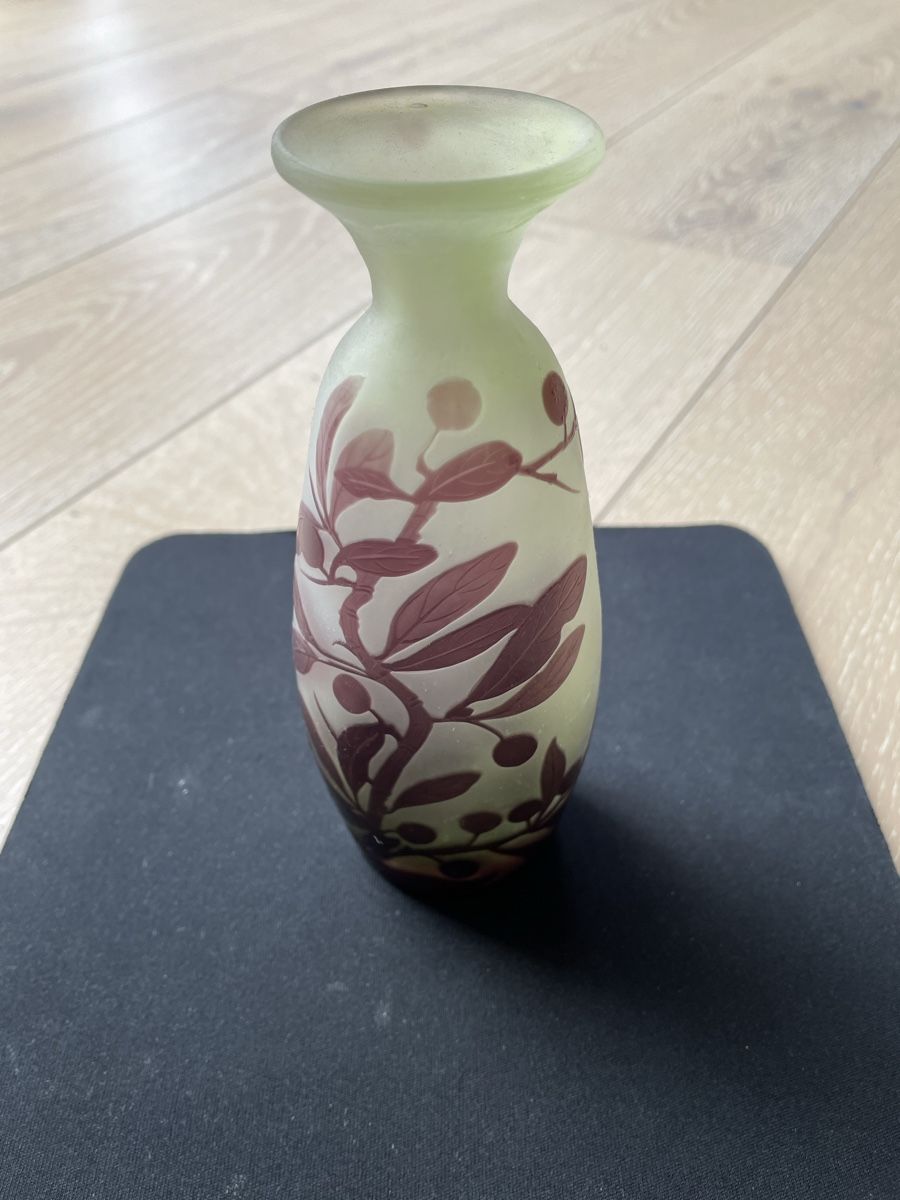 Emile Gallé Vasi & Recipienti: Vase gallé signé – Usato da Sins venduto da Patrickwe
