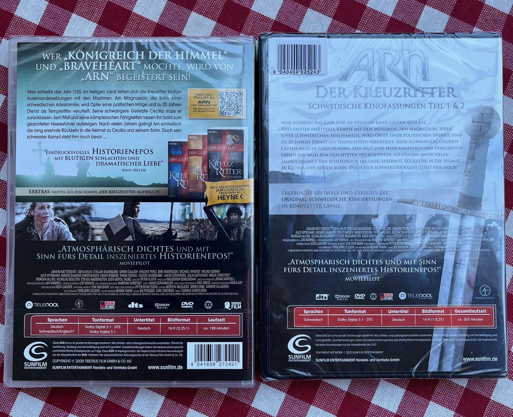 Alle DVDs: ARN  Der Kreuzritter – Neu und originalverpackt aus Ehrendingen von susi13 1