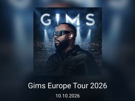 2x Stehplatz Tickets Gims Konzert Zürich