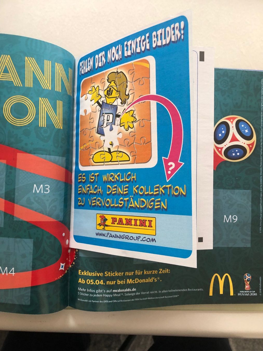 Panini Album: Leeralbum WM 2018 – Usato da Muttenz venduto da Gucci2005 2