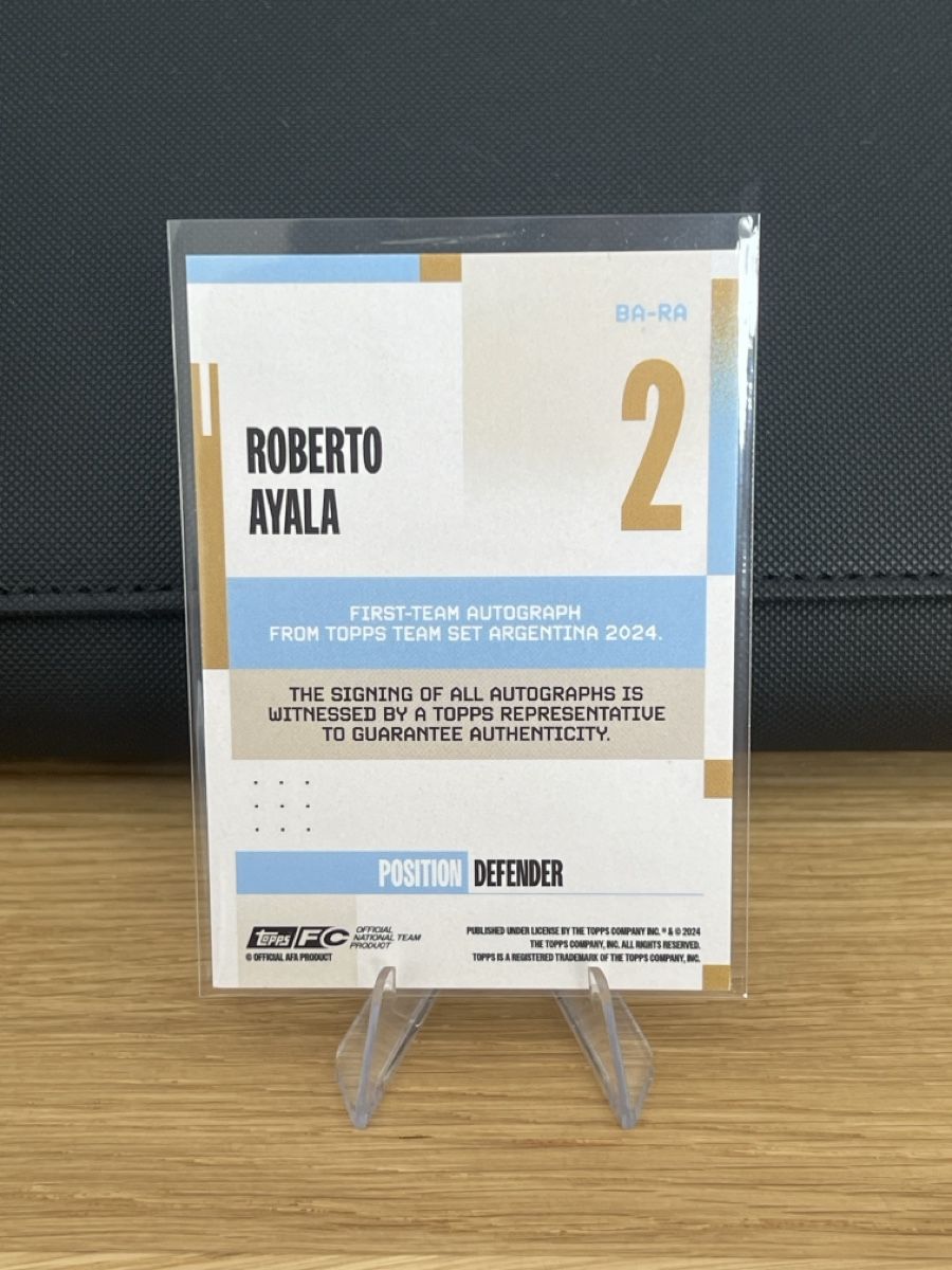 Topps Sammelbilder & Trading cards: Roberto Ayala Auto /250 Topps Argentina 2024 – Neu (gemäss Beschreibung) aus Neuhausen am Rheinfall von Shampinho10 1