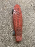 Skateboard Penny Board Kunststoff rot transparent