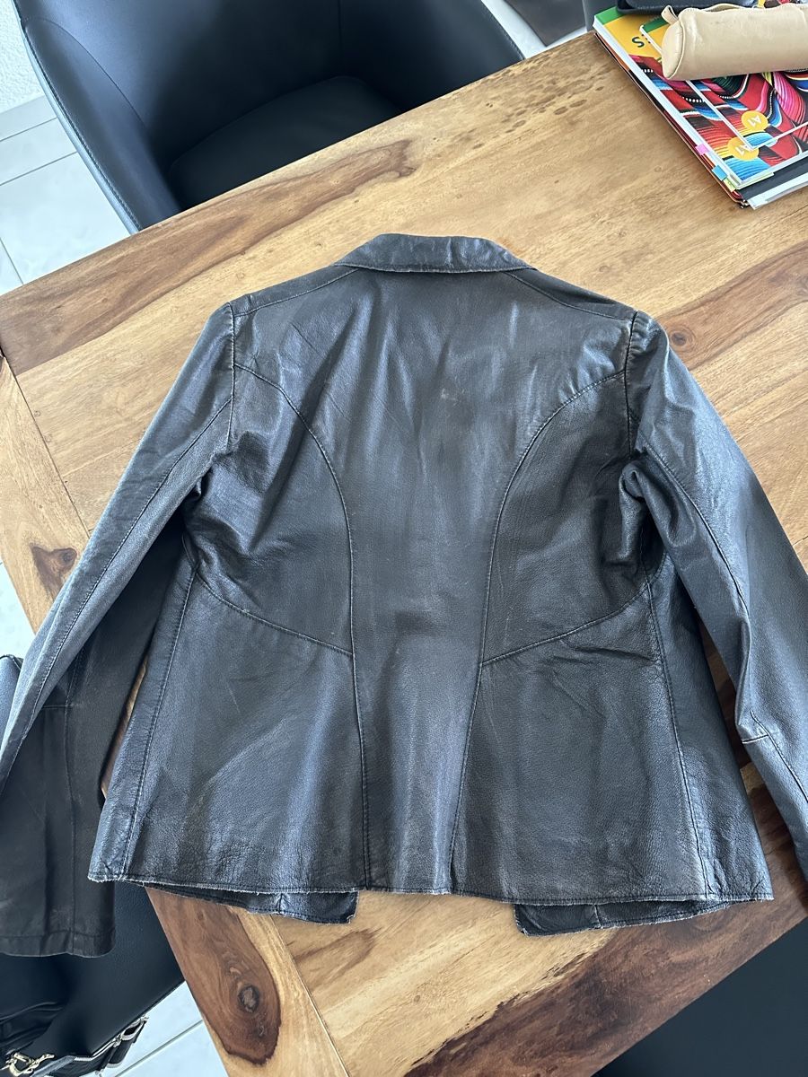 Giacche: Leonardo Lederjacke, dunkelbraun used-look – Usato da Hägendorf venduto da chica12